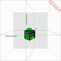 Лазерный уровень построитель плоскостей ADA Cube 2-360 Green Professional Edition в комплекте штатив