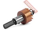 Коронка по металлу HSS TiN 24 мм цилиндрический хвостовик 9 мм MESSER 21-02-024