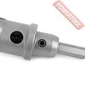 Твердосплавная коронка TCT 23х25 мм цилиндрический хвостовик 10 мм MESSER 20-25-023