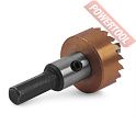 Коронка по металлу HSS TiN 28 мм цилиндрический хвостовик 9 мм MESSER 21-02-028
