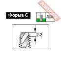 Метчик машинный для глухих отверстий по металлу HSS-Co M8х1,25 DIN376 D.BOR Spiral TCT-462-080-125