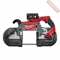 Аккумуляторная ручная ленточная пила по металлу MILWAUKEE M18 CBS125-502C