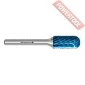 Борфреза твердосплавная с покрытием Blue-Tec форма C 6х12,7х3х44 мм насечка HP-1 KARNASCH 11.5027-050