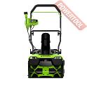 Снегоуборщик колесный аккумуляторный GREENWORKS GD40STX2-K5