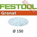 Шлифовальный круг FESTOOL Granat STF D150/16 P400 GR/100