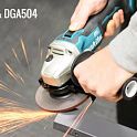 Аккумуляторная угловая шлифмашина MAKITA DGA 504 RME