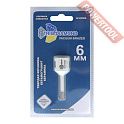 Коронка алмазная по керамограниту 6х35 мм хвостовик M14 TRIO DIAMOND Vacuum Brazed VB006