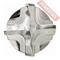 Бур SDS-Plus 8х150/210 мм 4 грани D.BOR Zentro 4362