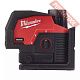 Лазерный уровень построитель плоскостей MILWAUKEE M12 CLLP-301C